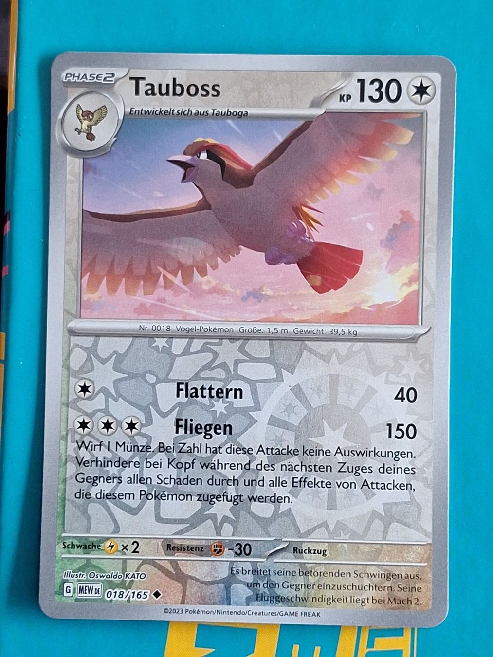 Pokémon Sammelbilder & Trading cards: Tauboss - Mew 151 DEUTSCH - Reverse Holo Pokemon – Gebraucht aus Altstätten SG von GGsGameshop