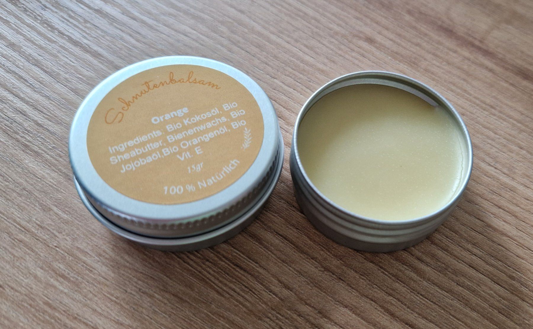 Cura del viso: Bio Lippenbalm Pflege Kosmetik Orange – Nuovo e nell'imballaggio originale da Rheinau venduto da Sussel