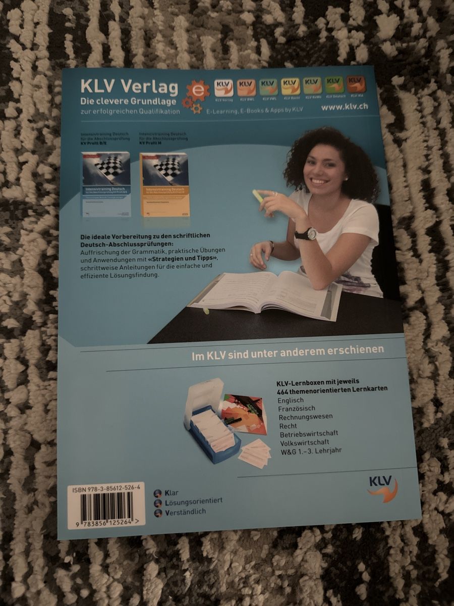 Libri: Intensivtraining Deutsch mündlich KV Profil B/E - Top! – Nuovo (secondo la descrizione) da Wetzikon venduto da ana_5lwx 2