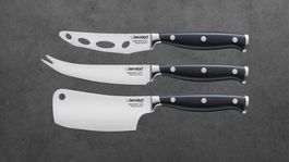 Berndorf Käsemesser, 3-teiliges Set, für echten Käsegenuss