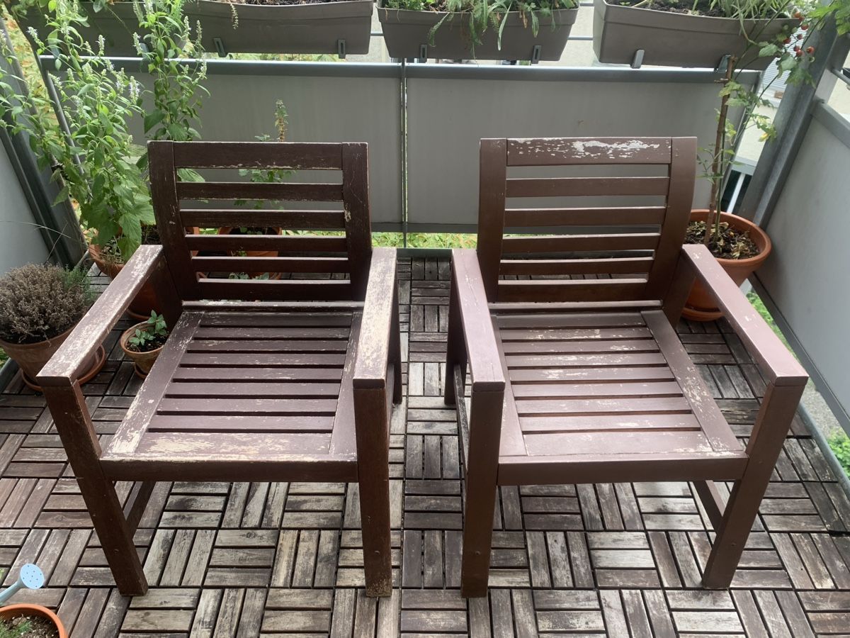 Ikea Sedie: Zwei Gartenstühle  – Usato da Zürich venduto da mnnw