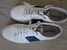 Sneakers weiss Leder Herren, Gr. 44, neuwertig