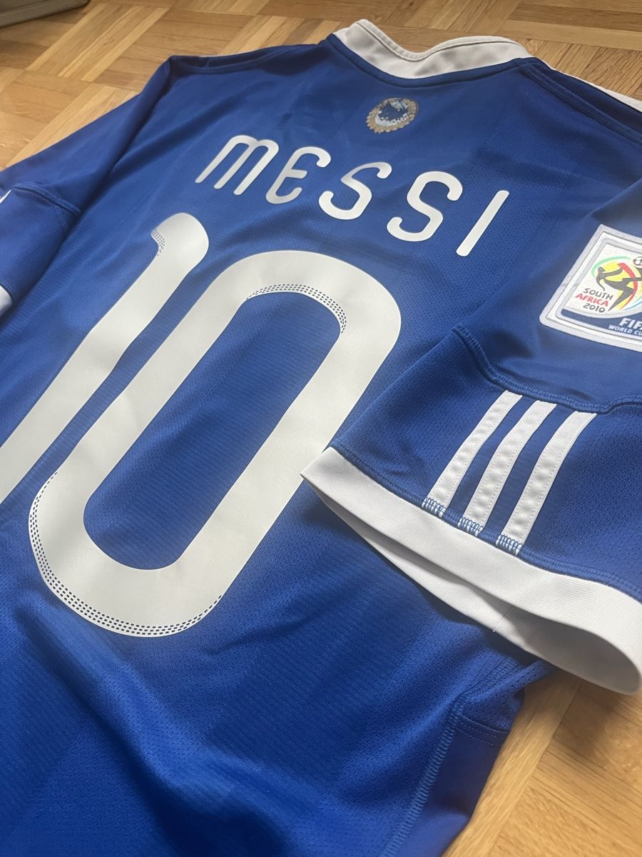 Adidas Leibchen & Hosen: Original Messi Argentinien 2010 Trikot L – Gebraucht aus Burgdorf von Shirtsy 2