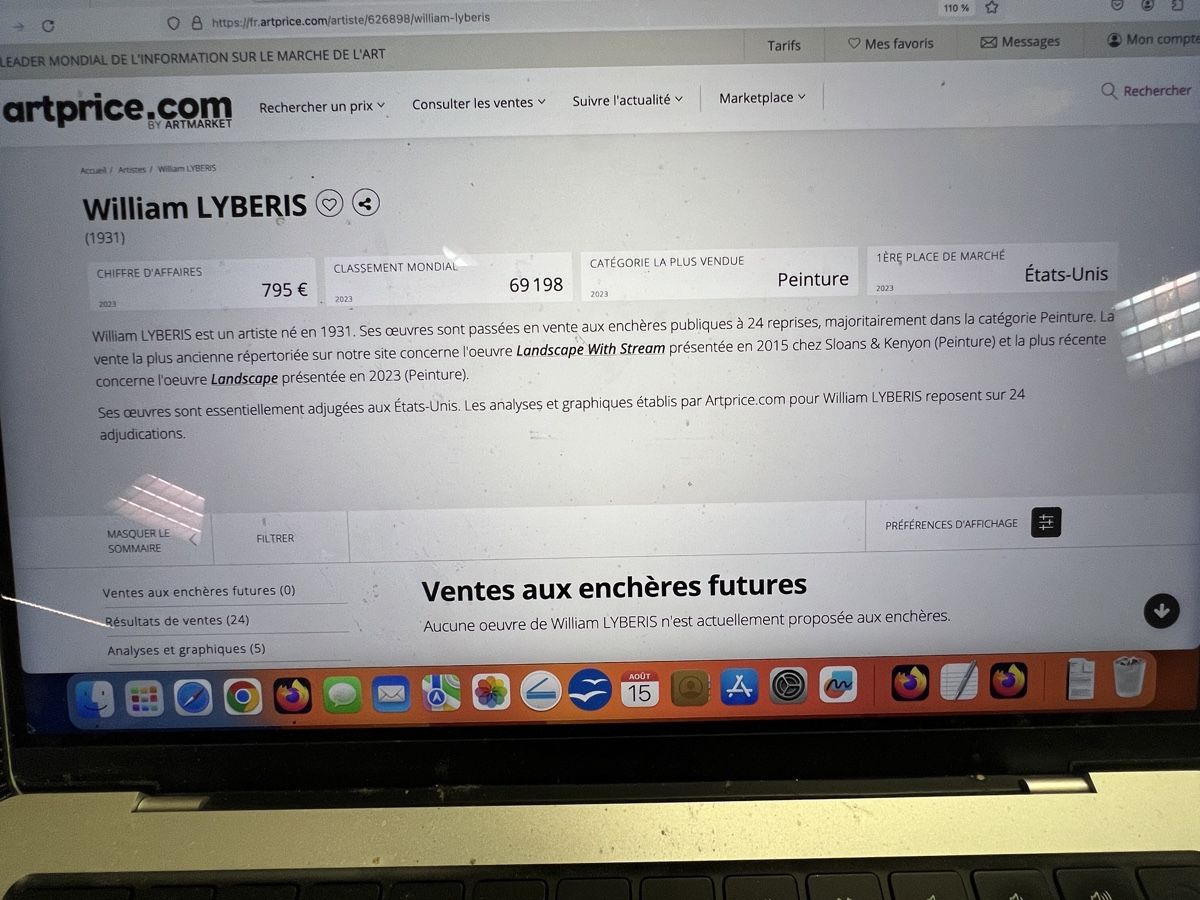 Dipinti: WILLIAM LYNERIS(1931)SIGNÉE – Usato da Genève venduto da Qanil77 8