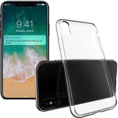 Apple Cover & Protezioni schermo: iPhone Xs Gummi Case - Transparent – Nuovo e nell'imballaggio originale da Holderbank AG venduto da doni3101
