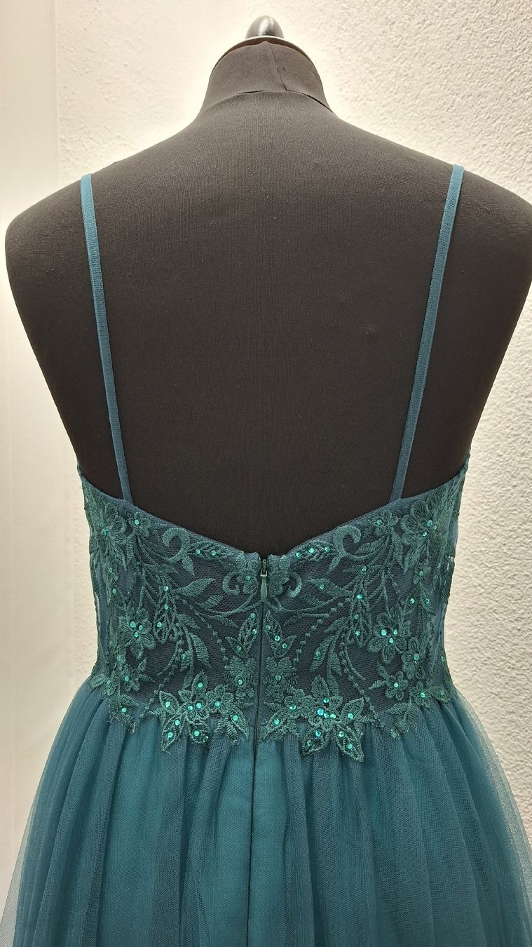 Kleider: Dunklegrünes Abendkleid, Grösse 36, neu! – Neu (gemäss Beschreibung) aus Uster von VMT. 5