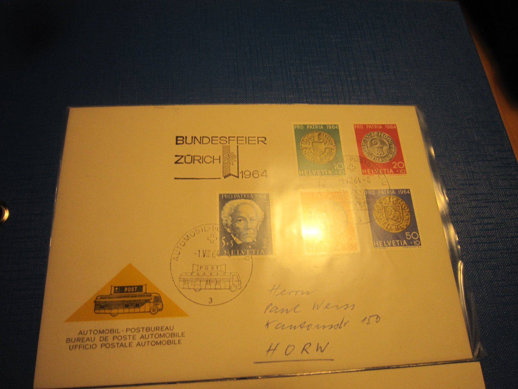 Tutti i francobolli: PP 1964 FDC und Bundesfeier – Usato da Gordola venduto da Polentaefung 1