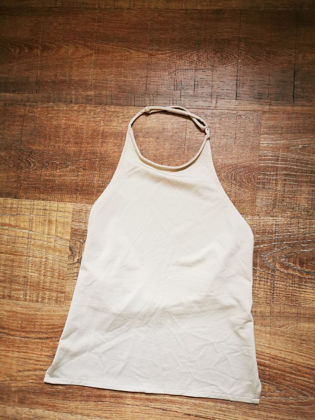 Pull&Bear Top: Pull&Bear Top, Beige, Grösse M, Neckholder, Sommer! – Usato da Balsthal venduto da Leila_Luna 1