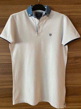 ✨  Hackett London Polo Shirt weiss / denim XS ❄️