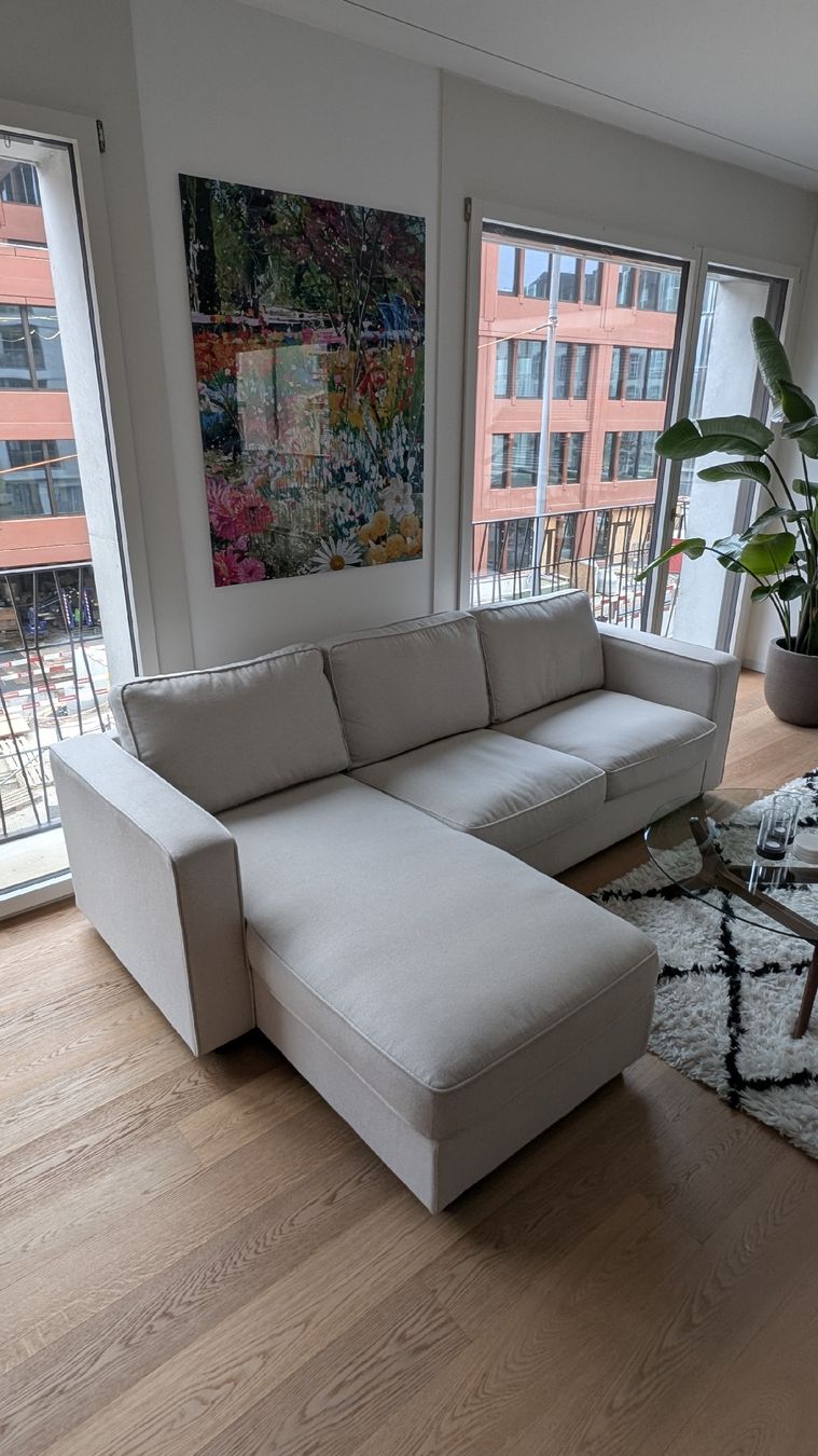 Divani: L-shaped Sofa in very good condition - beige – Usato da Zürich venduto da law_ggp7 9