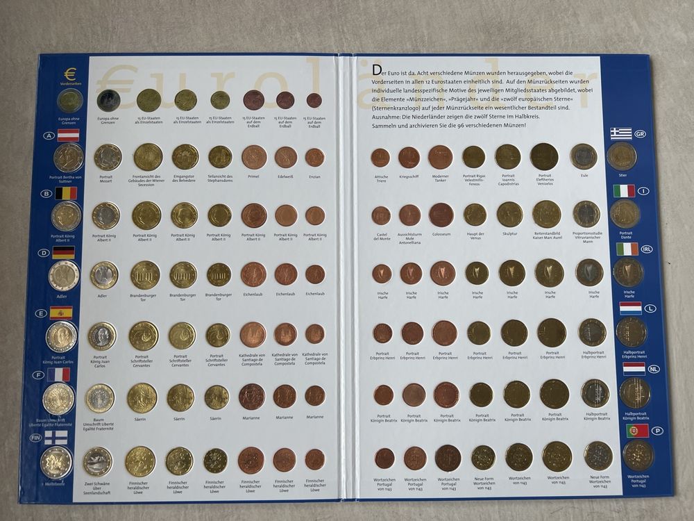 Münzsammlung in Album (66 Stück) - Schmuck und Uhren 16.10.2025