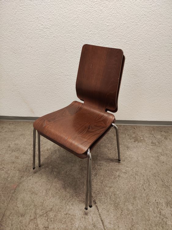 2x Holzstühle Stuhl Massivholz stapelbar Ikea Gilbert Kaufen auf Ricardo