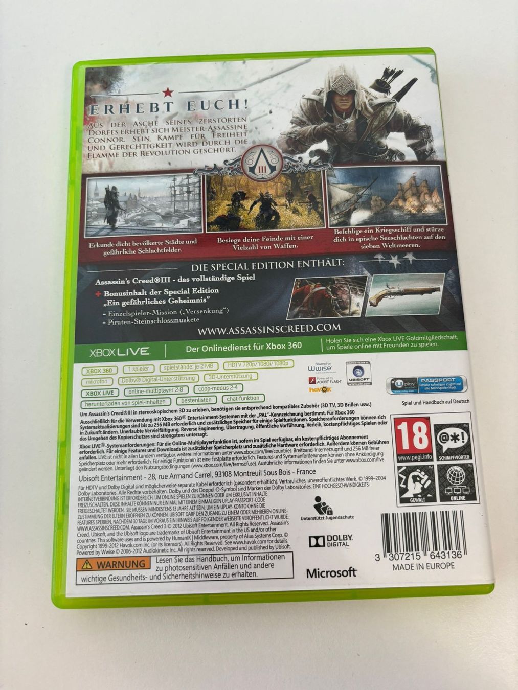 Giochi: Assassin's Creed 3 (XBOX 360) – Usato da Herisau venduto da Seyashop1 2