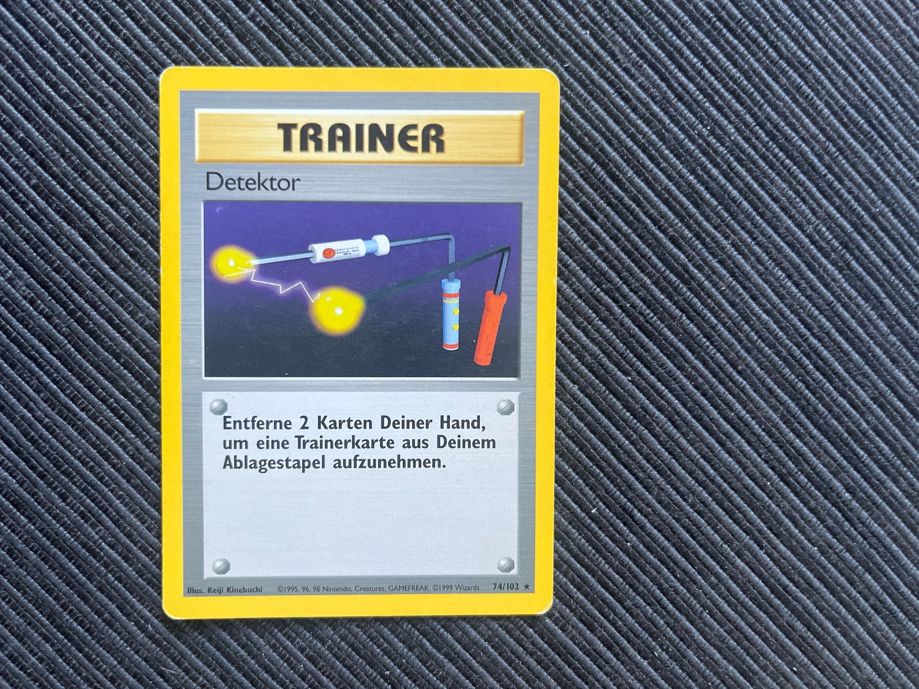 Pokémon Sammelbilder & Trading cards: Pokemon Detektor Base Set deutsch – Gebraucht aus Wabern von Collectfun
