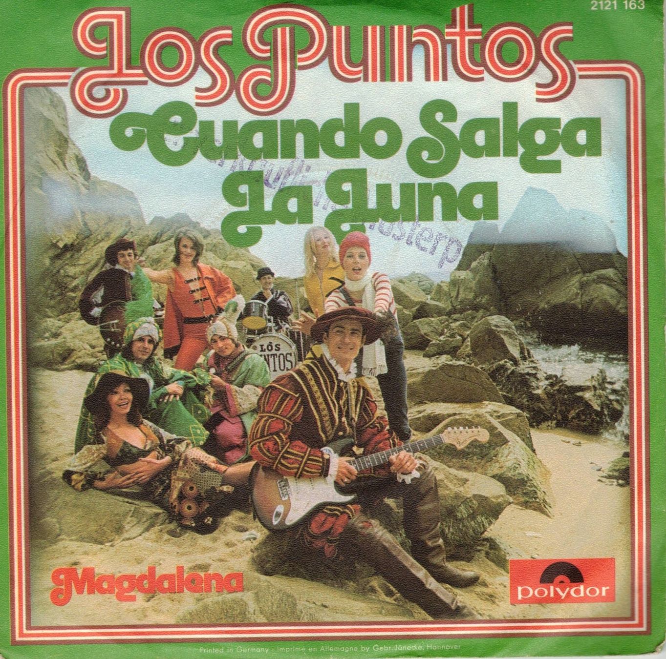 Dischi in vinile: Single7  Los Puntos  -- Cuando salga la luna – Usato da Rheinau venduto da thealbum