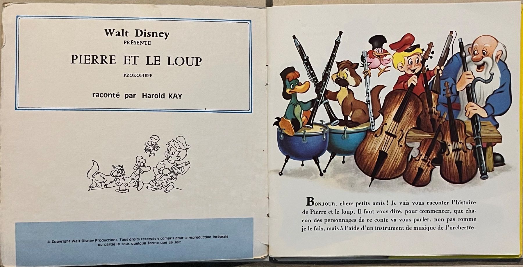 Dischi in vinile: WALT DISNEY - PIERRE ET LE LOUP – Usato da Bussigny venduto da vinyl-pas-cher 1