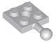 Lego Light Bluish Gray Plate, Modified 2 x 2 1 Stück