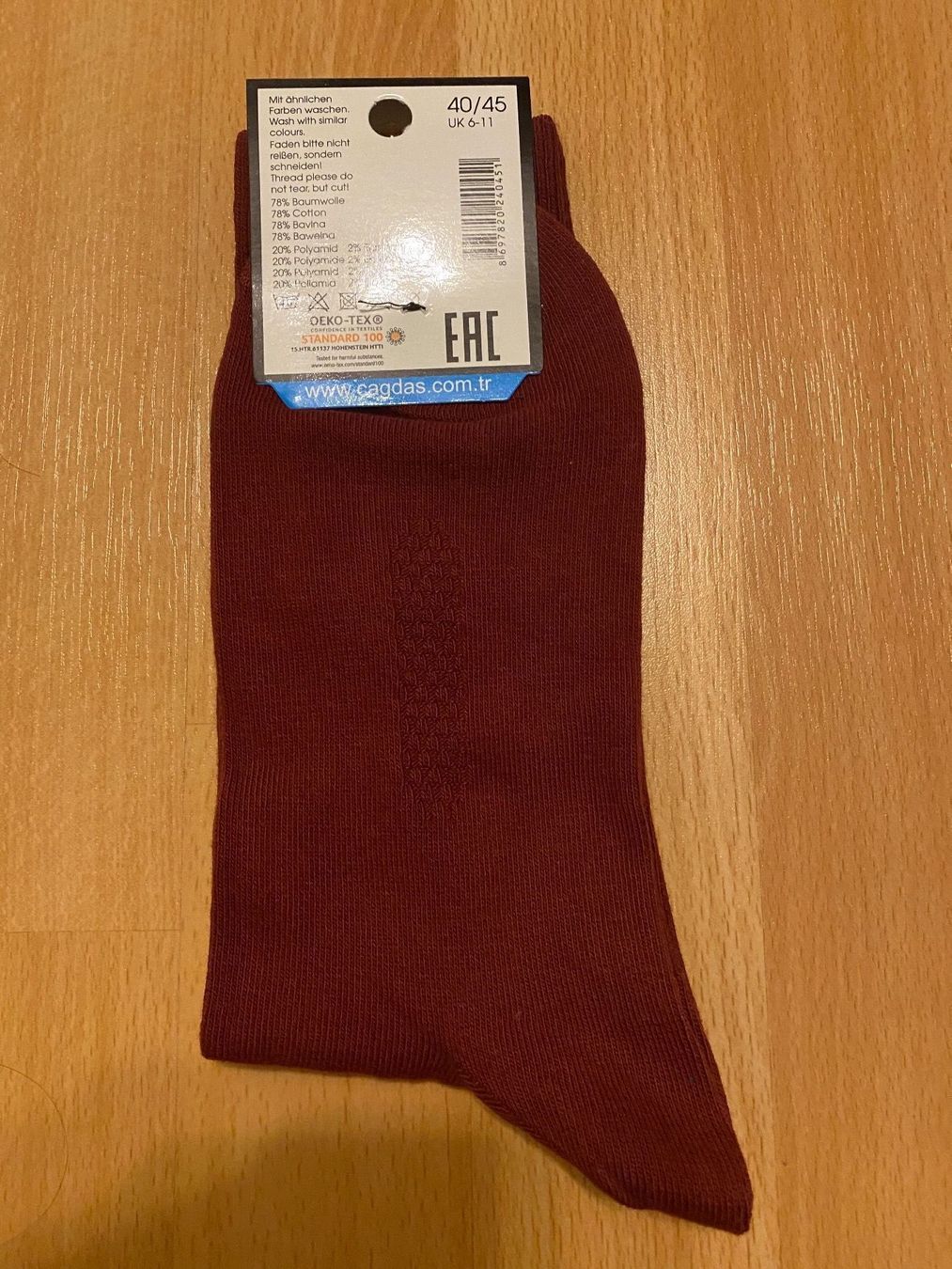Calze: Herren Socken mit Hirsch Motiv 40/45 – Nuovo e nell'imballaggio originale da Buchrain venduto da Sisi83 1