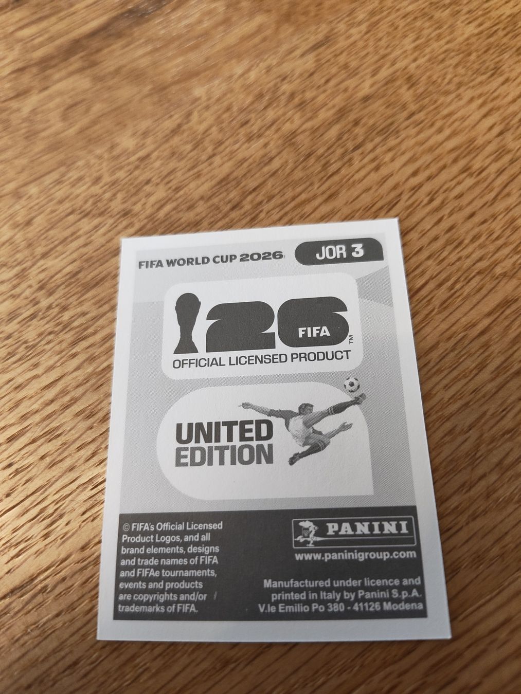 Panini Carte collezionabili: Panini Wm 2026 Jor 3 – Nuovo (secondo la descrizione) da Lieli venduto da Maholo 1