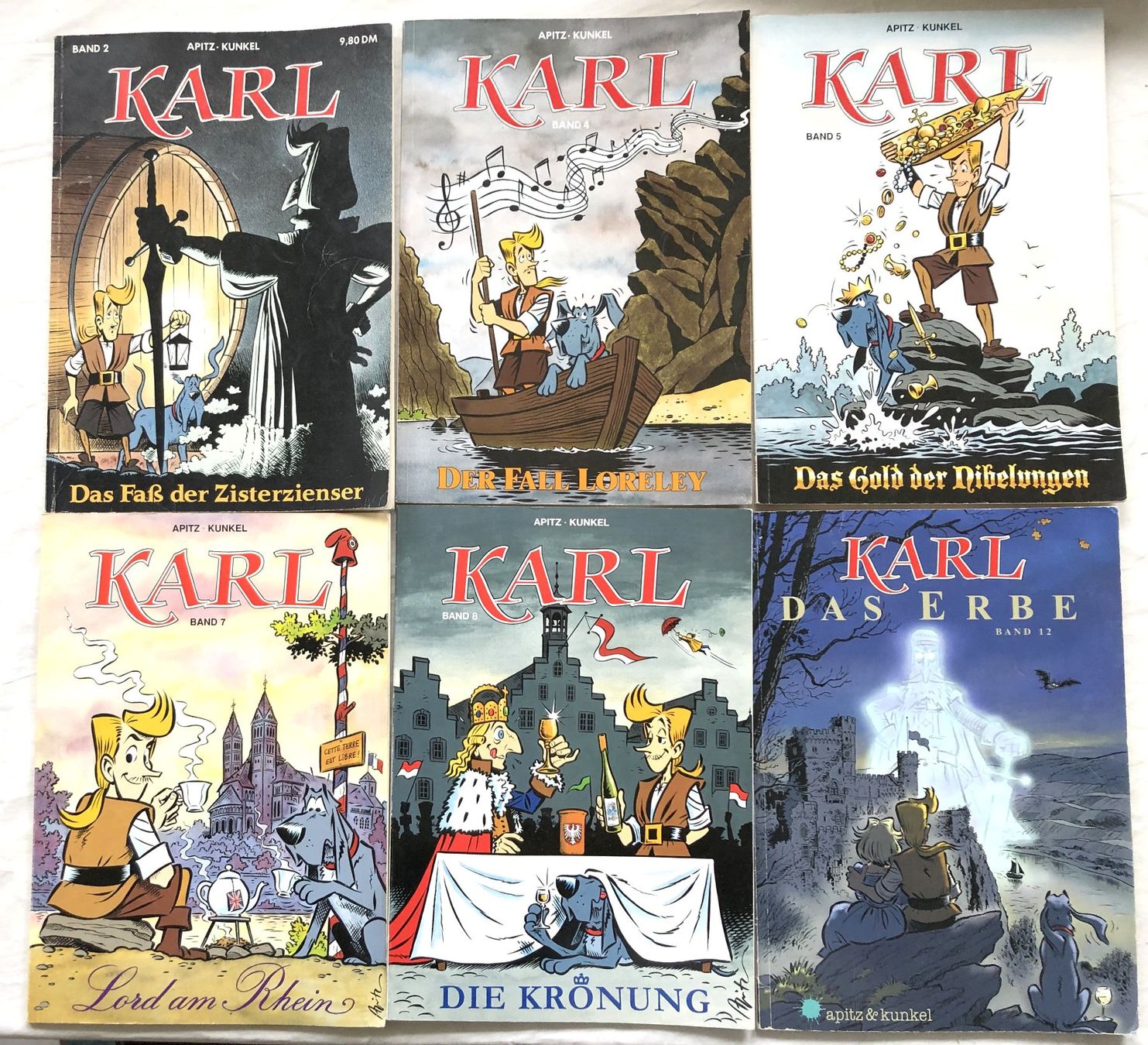 Fumetti: 7x KARL - Comics - Nr.2/4/5/7/8/12 – Usato da Schaffhausen venduto da durruti