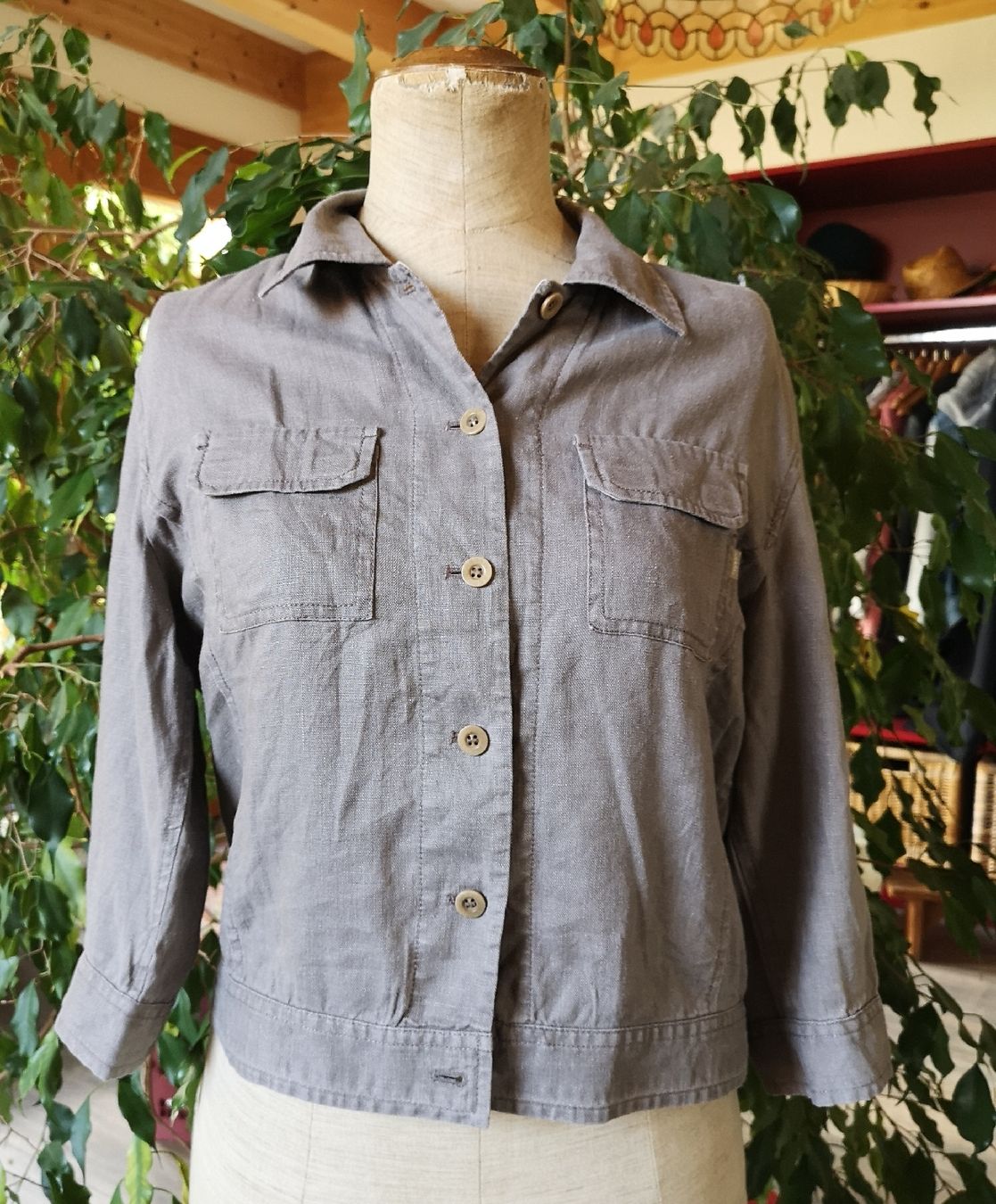 Esprit Jacken: Veste d'été ESPRIT, 100% lin, taille L – Gebraucht aus Fresens von nat_n8xd 1