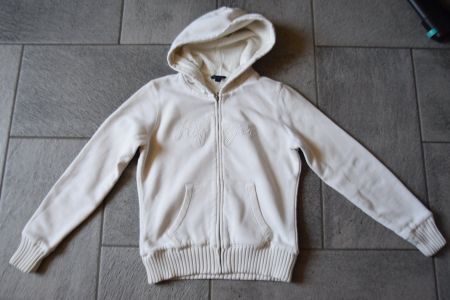 Damen Tommy Hilfiger Sweatjacke Hoodie gr. S mit Fellfutter