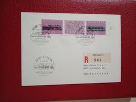Sonderstempel 2 Eisenbahner Marken Ausstellung 1982 R Brief