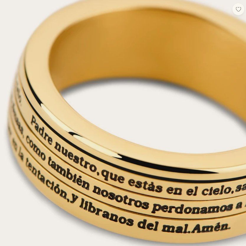 Anelli: Enthumema 8 mm sp.Vaterunser Ring – Nuovo e nell'imballaggio originale da Selkingen venduto da Eishase 2