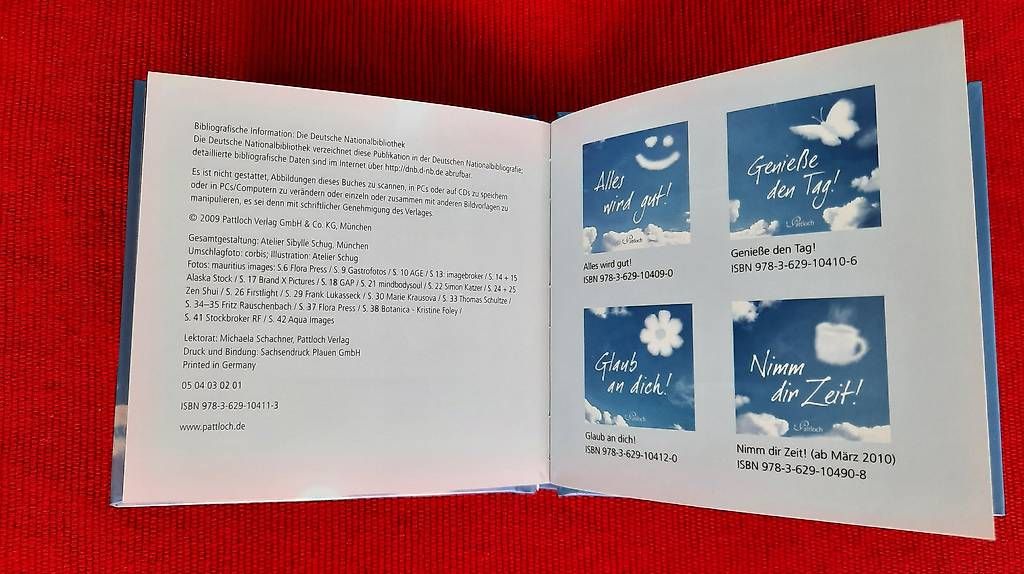 Livres: Geschenkbuch "Denk doch mal an dich" – Neuf (Voir description) à Giswil par aethra 4