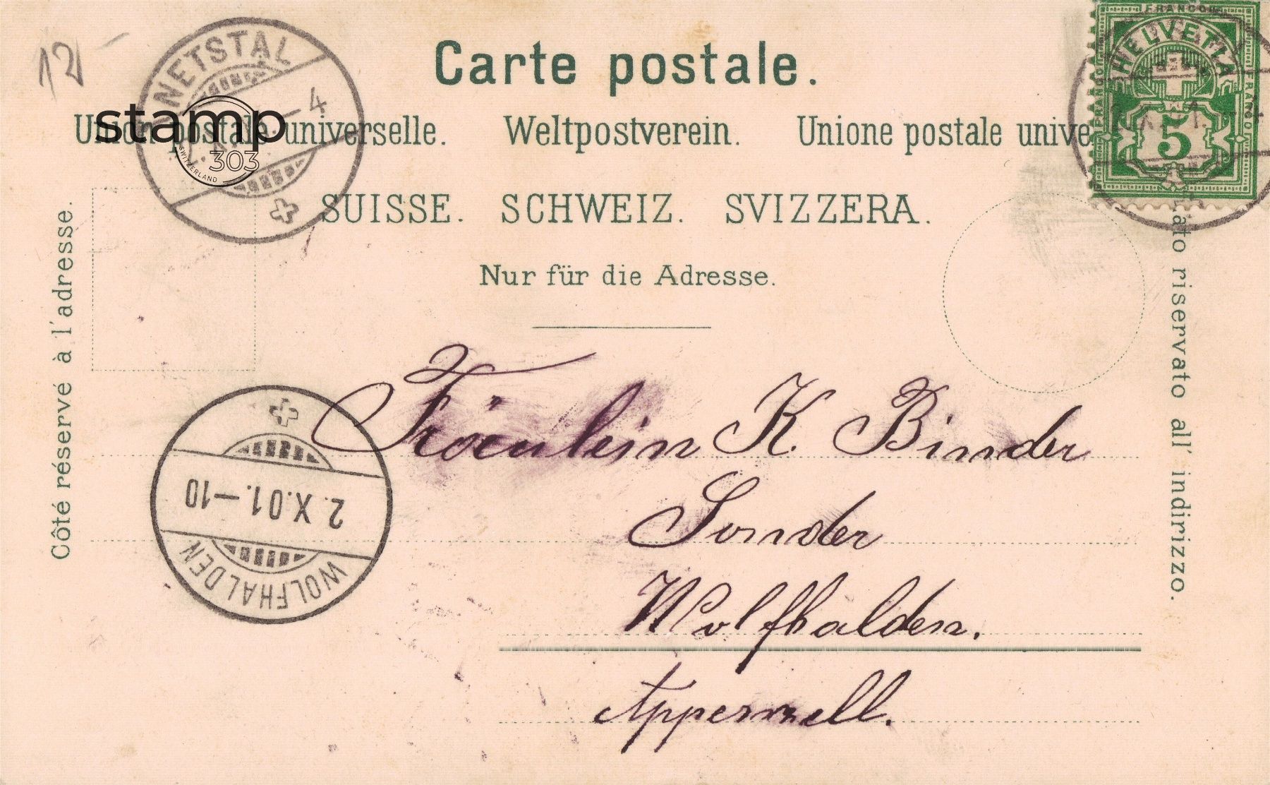 Ansichtskarten: 1901 TOP-AK Glarus _ Landsgemeinde – Gebraucht aus Eggersriet von stamp303 1