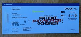 Patent Ochsner - Freitag, 26.03.2027 Theater 11 in Zürich