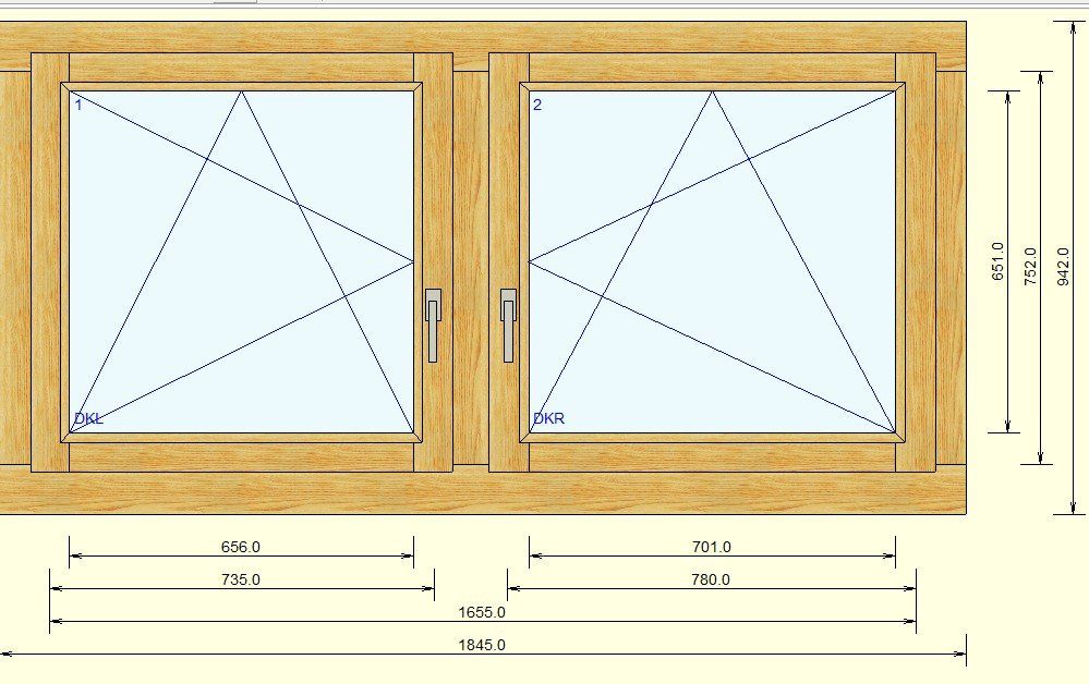 Fenster: Holzfenster – Neu (gemäss Beschreibung) aus RECHTHALTEN von Jrotzetter