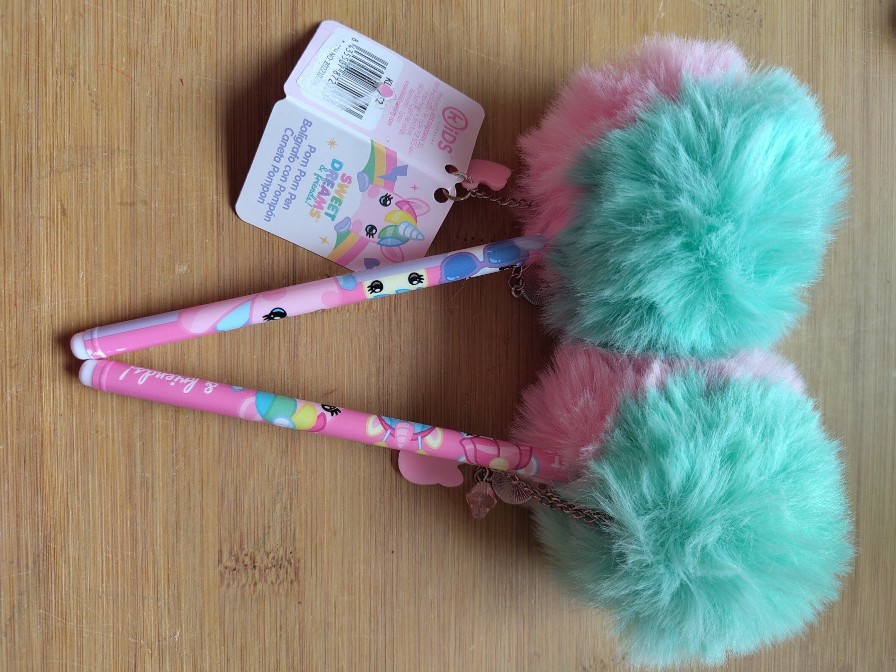 Penna & Evidenziatori: 2 Stifte Einhorn mit Pompoms Neu – Nuovo e nell'imballaggio originale da Leuggern venduto da Pummi19