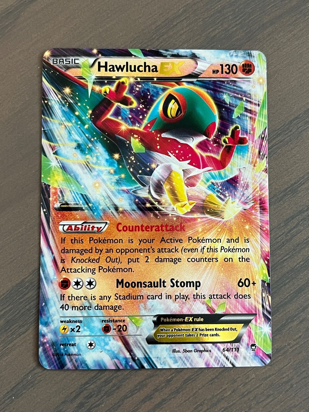 Pokémon Carte collezionabili: Pokemon Karte / Hawlucha EX 64/111 – Usato da Thalwil venduto da Rome_90