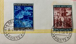Briefmarken aus Vatikanstadt  1949 Heiliges Jahr