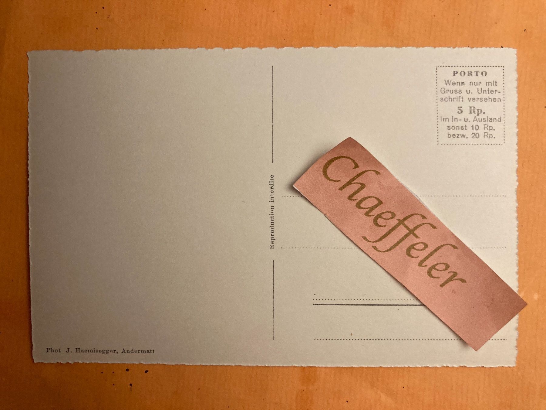 Cartoline postali: Andermatt, Teufelsbrücke mit Reussfall – Usato da Zürich venduto da Chaeffeler 1