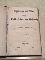 buch gotthelf j. volksleben der schweiz 1850, erstausgabe