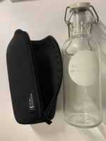 Trinkflasche Glas mit Bügelverschluss