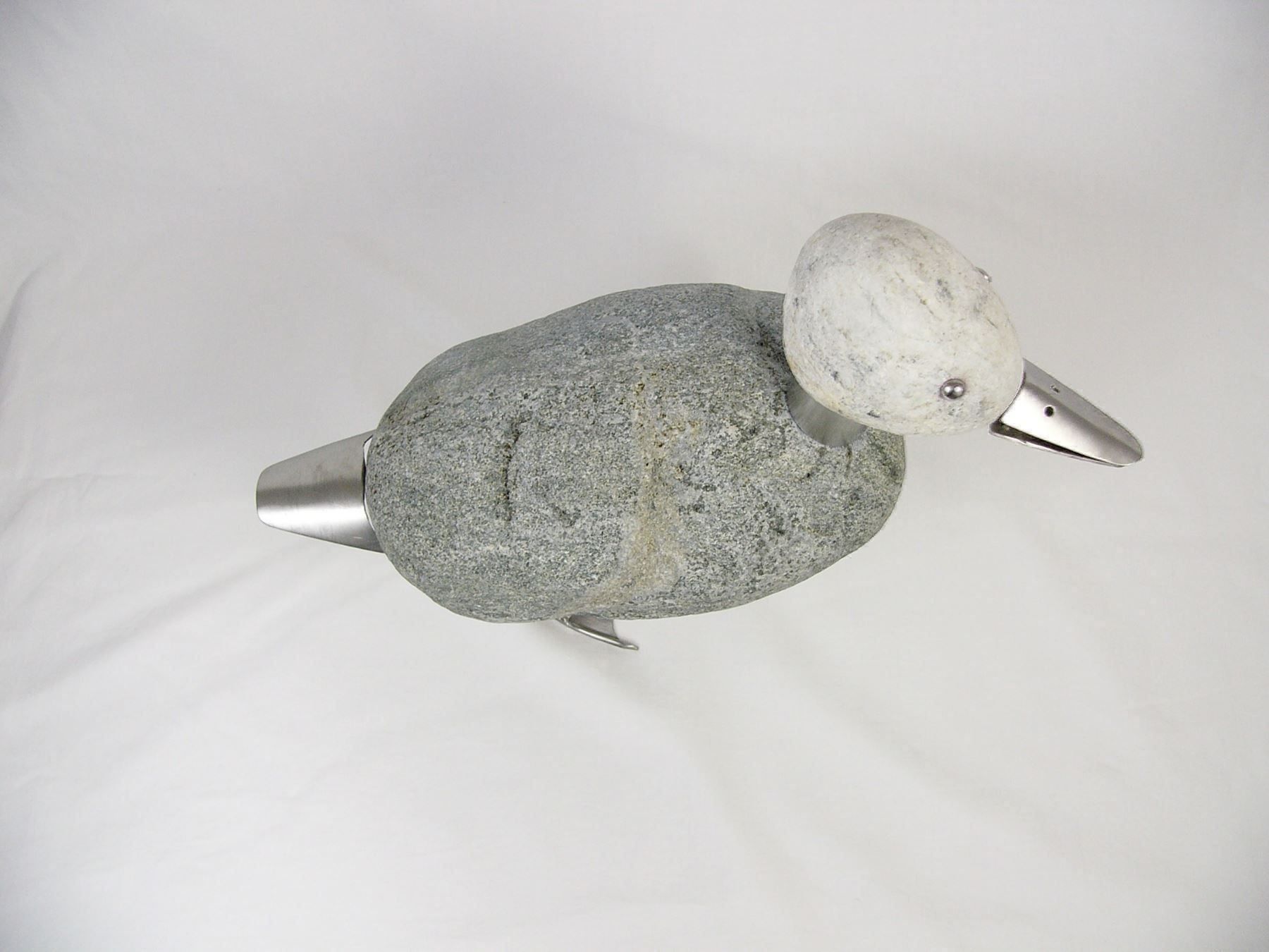 Figuren: Ente aus Stahl und Stein – Neu (gemäss Beschreibung) aus Einsiedeln von steelandstone 1