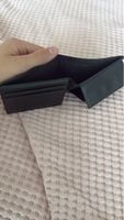 Portefeuille cuir noir élégant et compact pour hommes