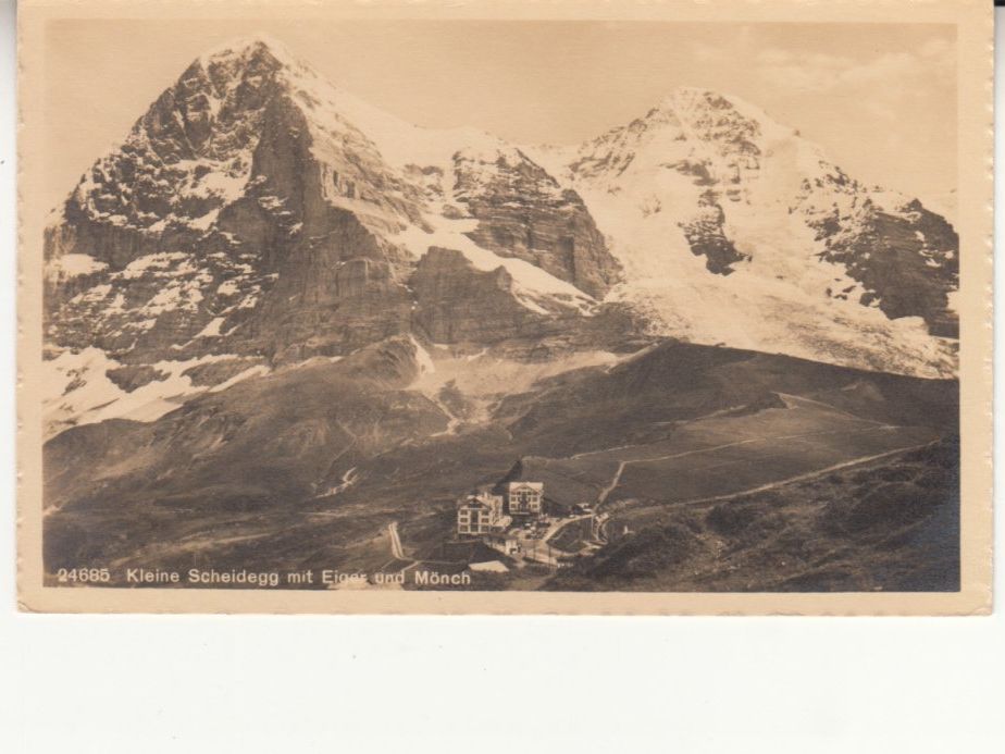 Cartes postales: Kleine Scheidegg Eiger Mönch ca. 1925 – D'occasion à Bürglen TG par StampGraf