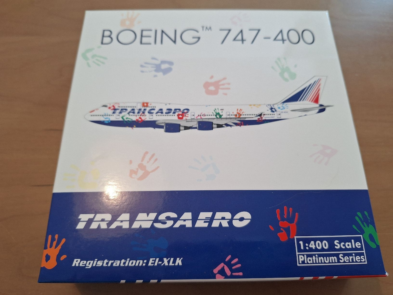 Boeing Kit di modellismo & Modellini statici: Boeing 747-400 Transaero 1:400 EI-XLK – Usato da Sargans venduto da nicsam1815