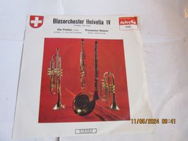 Vinyl-Single Blasorchester Helvetia IV