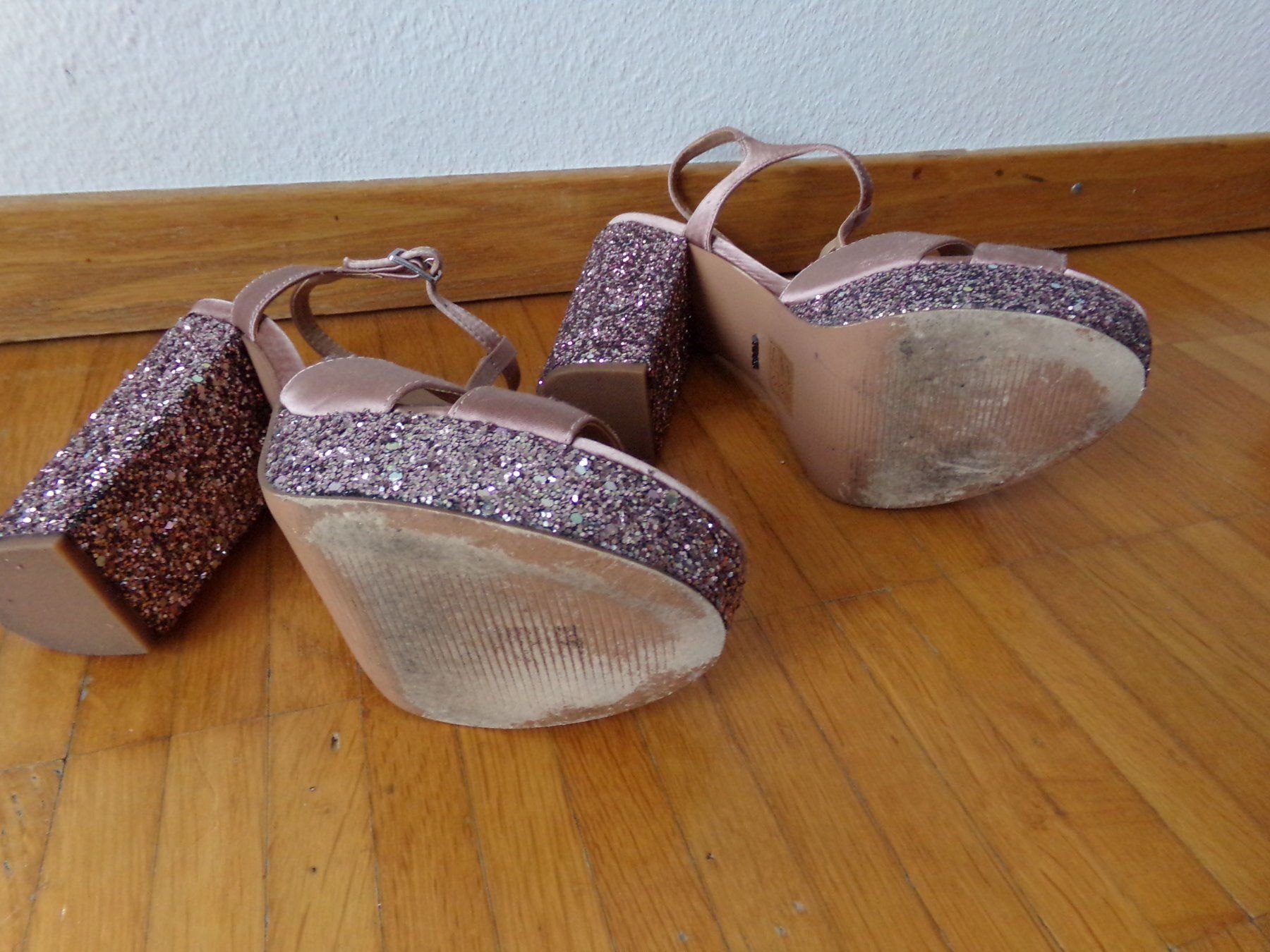 Only Damenschuhe: Damen Pumps rosa Glitzer Gr. 39  ONLY – Gebraucht aus Winterthur von Jessi_di 2