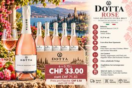 Dotta Rosé Extra Brut Spumante – 6er-Karton