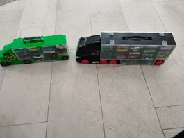 2 volle auto transporter