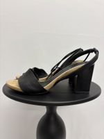 GB by Farrutx Sandalen mit Absatz 36.5 schwarz Leder