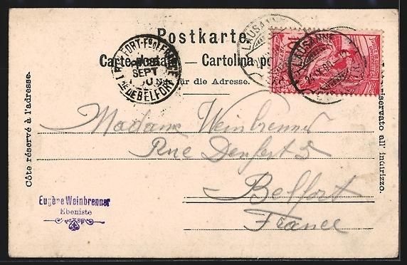 Cartoline postali: Mondschein-AK Lausanne, Teilansicht mit  – Usato da Berlin venduto da bartko-reher 1