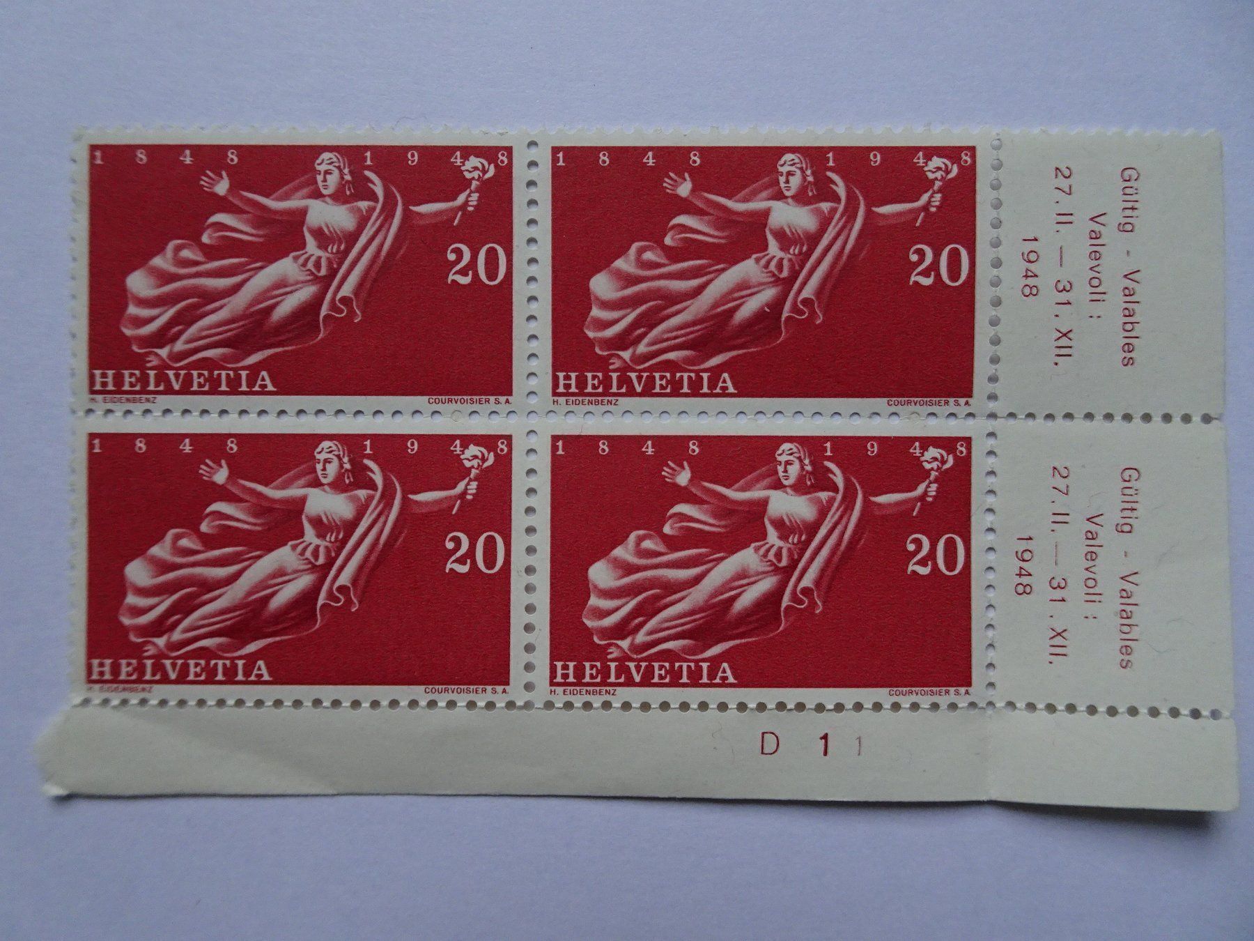 Alle Briefmarken: 1948** – Neu (gemäss Beschreibung) aus Aadorf von Chnorli-Furz