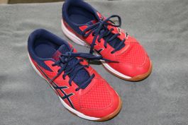 Asics Sneaker Sportschuhe Gr. 38 rot blau